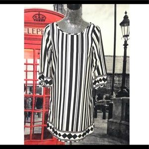 Karlie Dress | Color: Black and White | Size: S